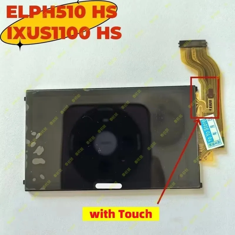 

Новый ЖК-экран с подсветкой и сенсорным экраном для цифровой камеры Canon ELPH510 HS IXUS1100 HS IXUS 1100, запасные части