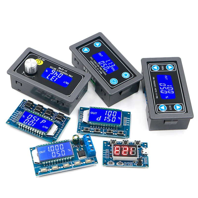 1/2/3 pwm Signal generator modul mit Digital anzeige mit einstellbarem Pulsfrequenz-Tast zyklus