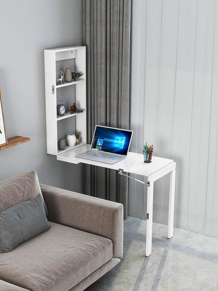 

Foldable table Dining that does not up space Household small apartment Eating Rectangle homework computer table