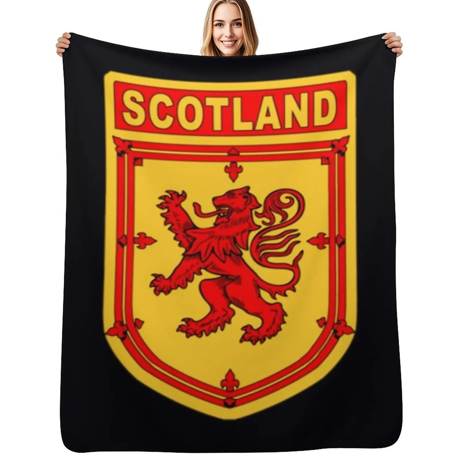

SCOTLAND SHIELD Throw Blanket Fashion Sofas Vintage Cute sofa bed Blankets