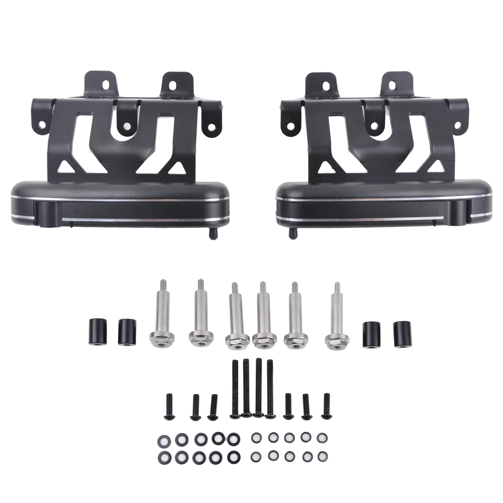 Panical Aluminum Alloy Highway Pegs Foot Rest Bar Mounts Flip Out For Honda Gold Wing GL1800 GL1800B F6B 2018-2026 Motorcycle