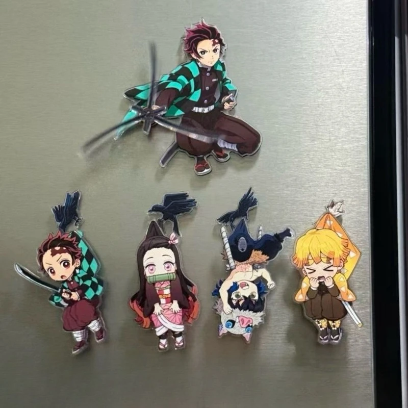 Ghost exterminator rotating refrigerator sticker cute peripheral decoration