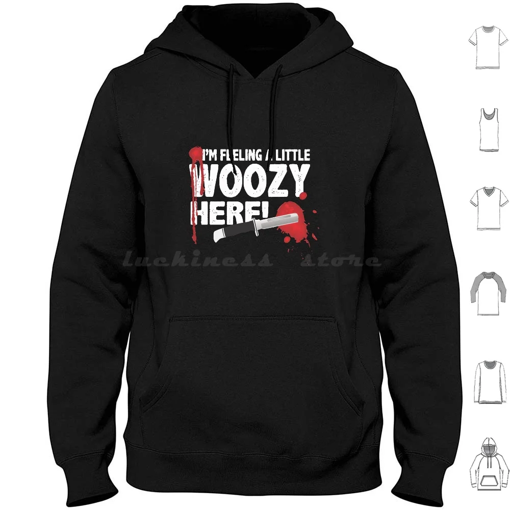 

Я так; M Feeling Little Woozy Here Толстовки с длинным рукавом Хэллоуин Крик Фильм ужасов Страшный Крик Забавный Слэйшер