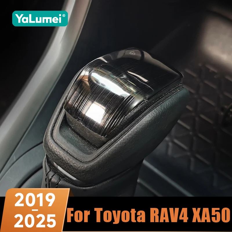 Für Toyota RAV4 XA50 2019 2020 2021 2022 2023 2024 2025 Hybrid Auto Mittelkonsole Schalthebelknauf Abdeckung Zierleiste Zubehör