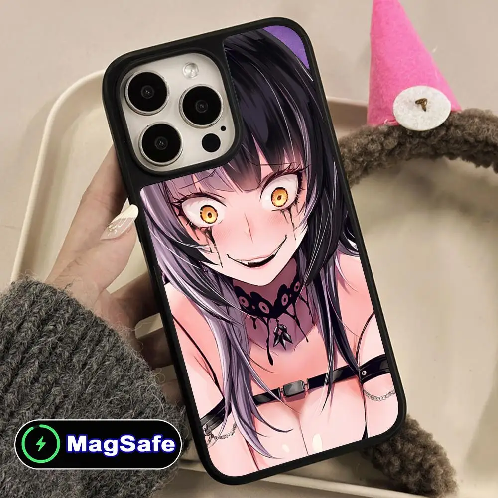 

Holo Shiori Novella Matte Surface Magsafe Mobile Phone Case for iPhone 17 16 15 14 13 12 11 Air Pro Max Plus Colorful Cover