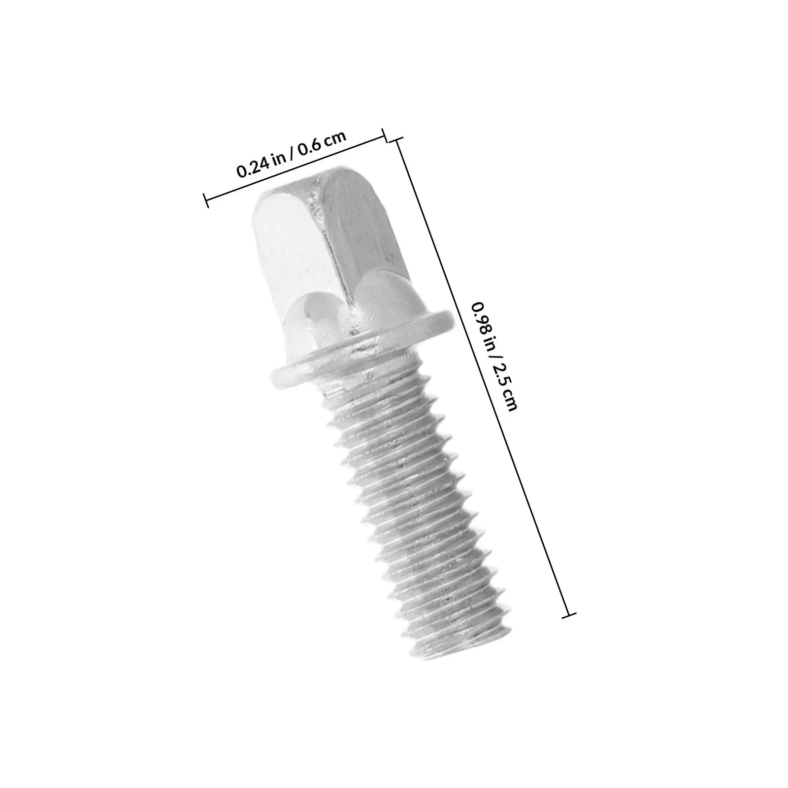 10Pcs Drum Screws M6x15mm Metal Percussion Bolts for Drum Kit Hardware Repair Replacement Electronic Drums Percussion Screws