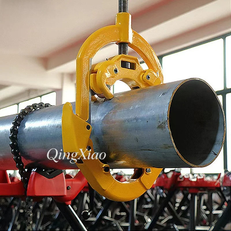 Heavy Duty Manual Cold Pipe Cutter Hinged Tube Cutting Tool for Fire Protection Galvanized Steel Pipe Cutting Construction Site view 5