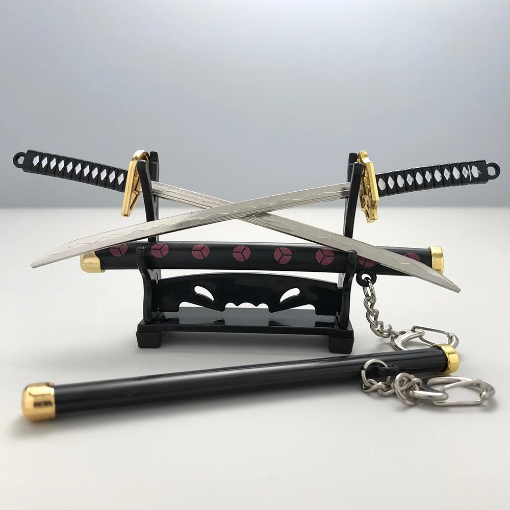 Super Warrior Samurai Sword Keychain Set