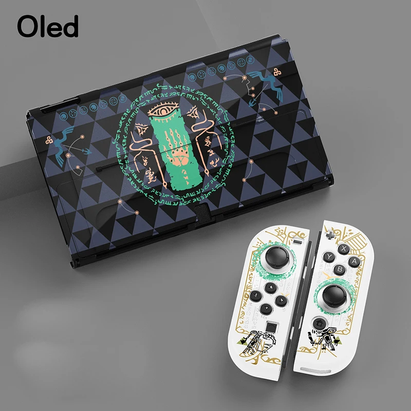 Para zd lágrimas do reino funda capa protetora para nintendo switch oled escudo capa dura joycon controlador acessórios de jogos