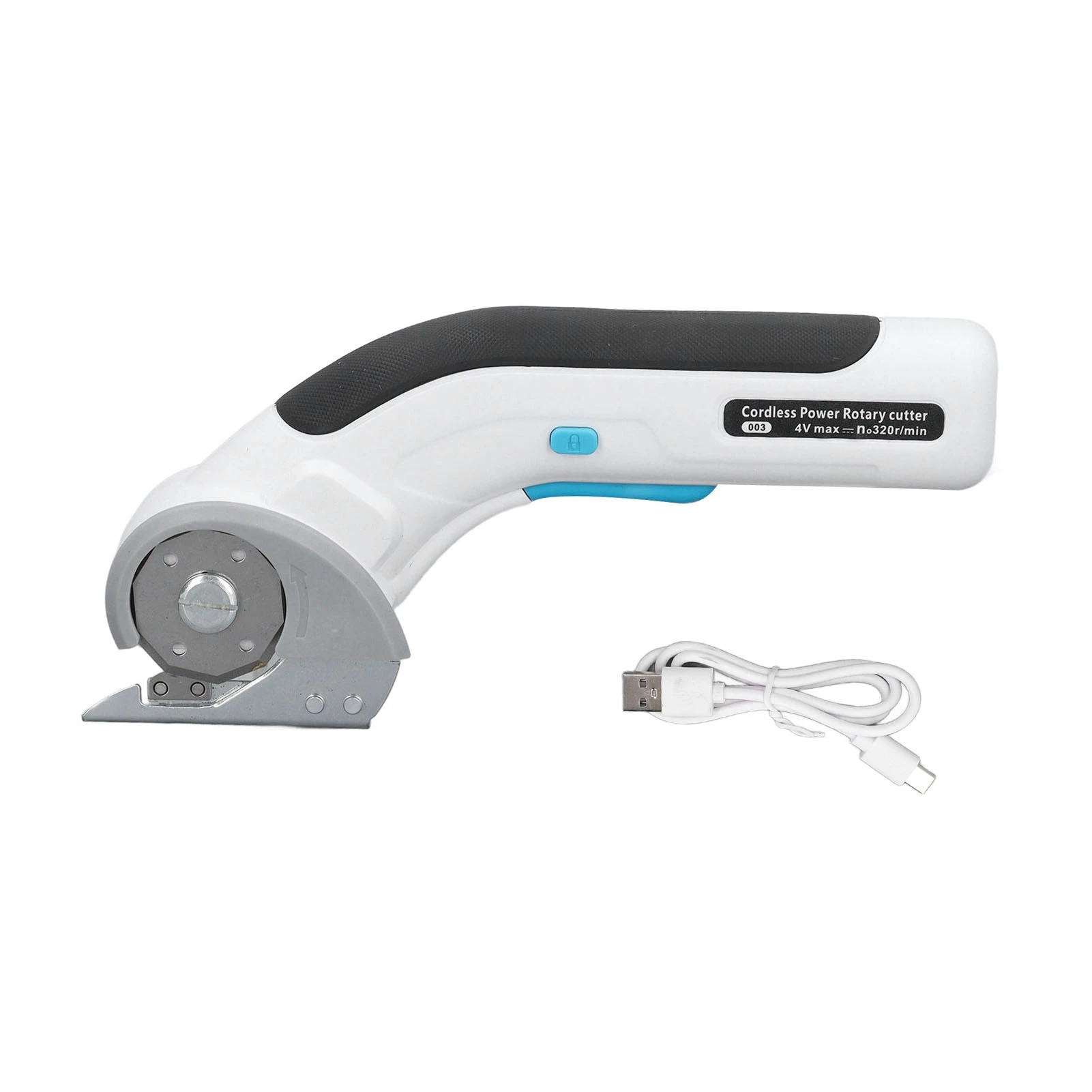 Electric Fabric Cutter Multi Purpose Rechargeable High Efficiency  Lock Electric Scissors Ergonomic Handle for Leather
