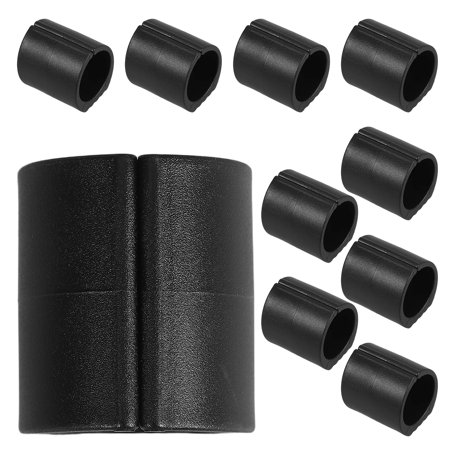 

12pcs Office Chair Foot Pads Plastic Floor Protectors Non Slip Bow Shape Furniture Caps Scratch Resistant Small Leg