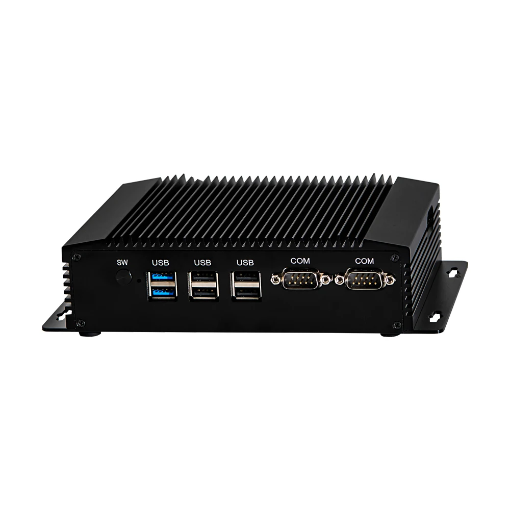 Четырехъядерный I-ntel Pentium N3520/Ce-leron N2920 Мини-ПК USB3.0 HD/VGA 2 * RS232COM Маленький промышленный настольный компьютер