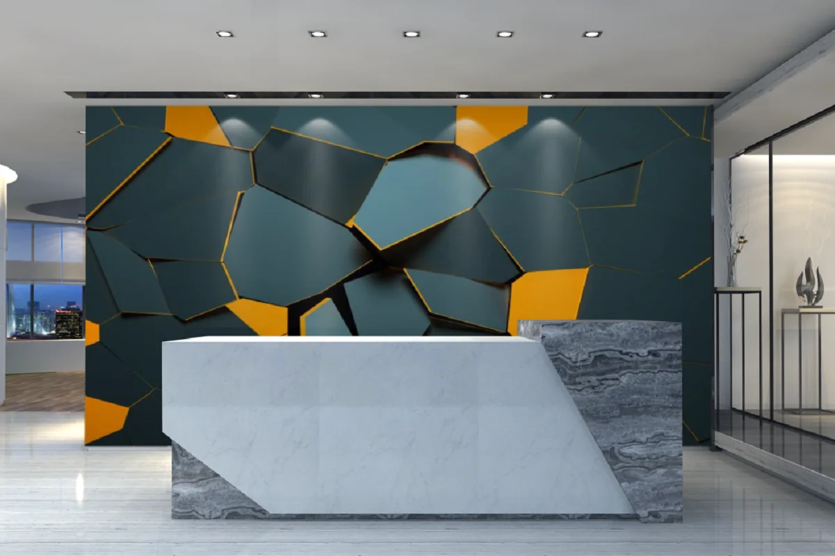 

Customized 3D Wallpaper Mural Scandinavian Style Geometric Stereo Living Room Bedroom Commercial Background Home Decoration Wallpaper