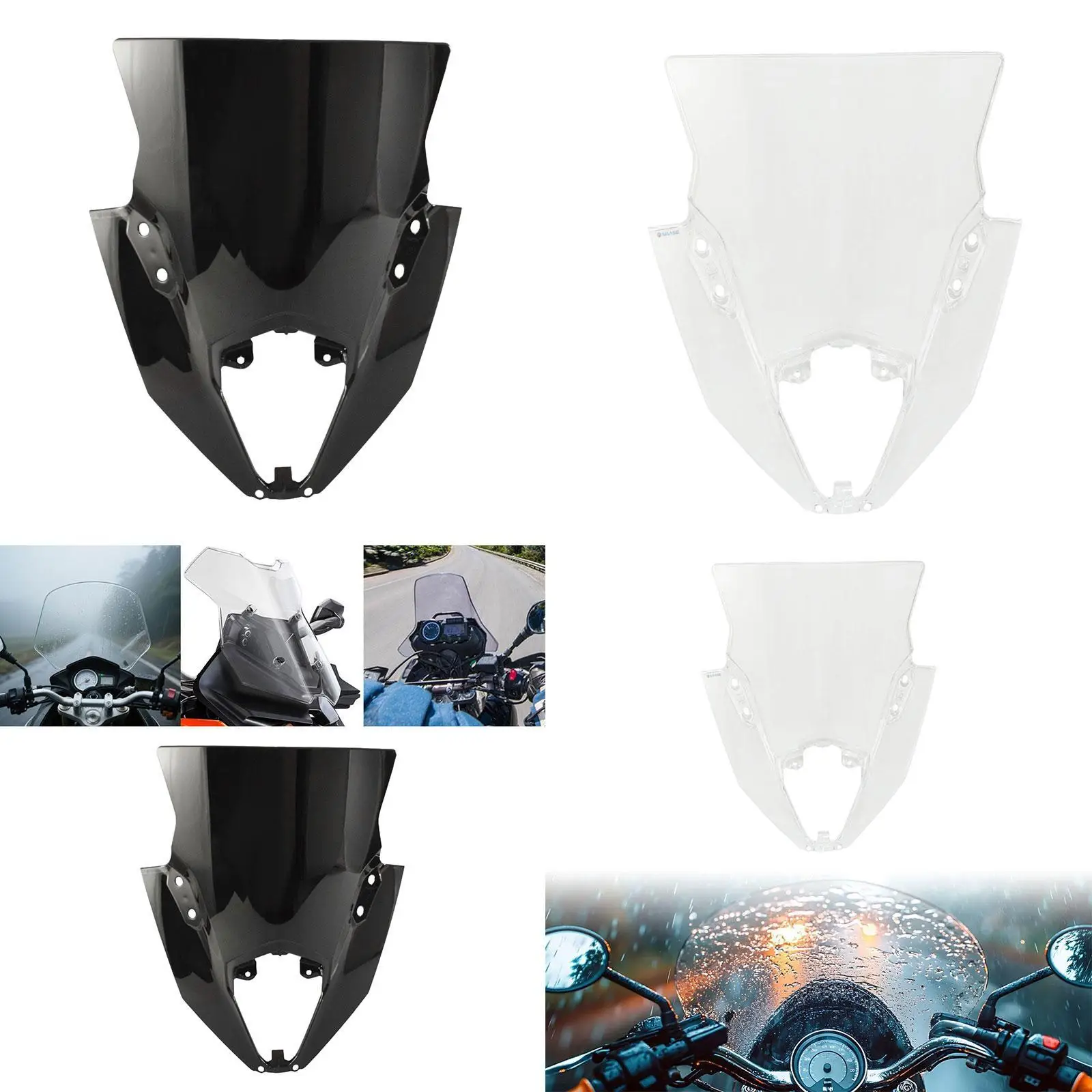 

Motorcycle Windshield Motorbikes Deflector for Kawasaki Accessories