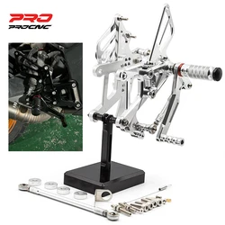 혼다 용 CBR150 CBR125 CBR 150 125 2011-2017 Cnc 알루미늄 합금 오토바이 리셋 발판 Footpeg 페달 발 페그 후면 세트