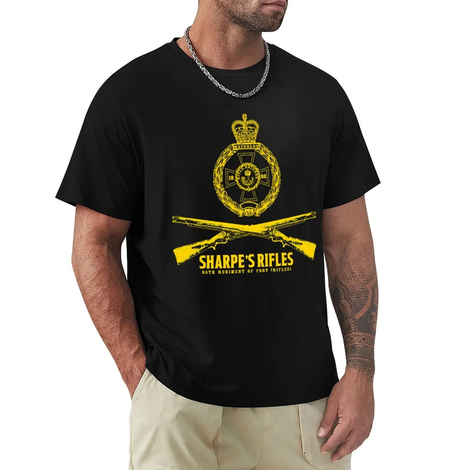 

Sharpe's Rifles Inspired T-Shirt Big Size Short Sleeve Casual Top