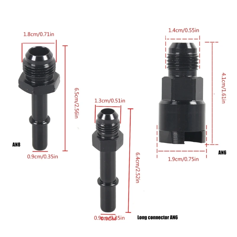 6AN 8AN Male Flares to 3/8