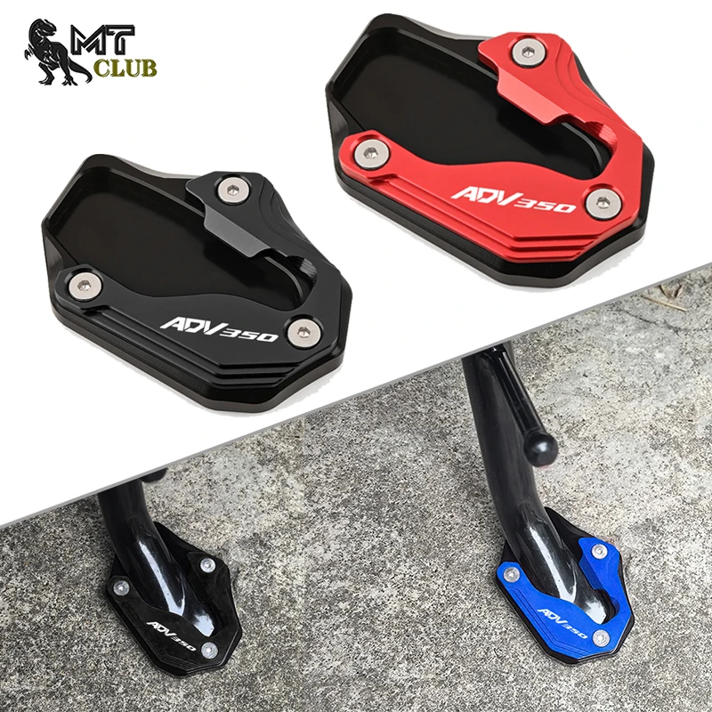 

Для HONDA ADV 350 ADV350 350ADV 2021-2024 2025: Увеличенная опорная площадка для мотоцикла, боковая подставка, вспомогательный кронштейн для парковки