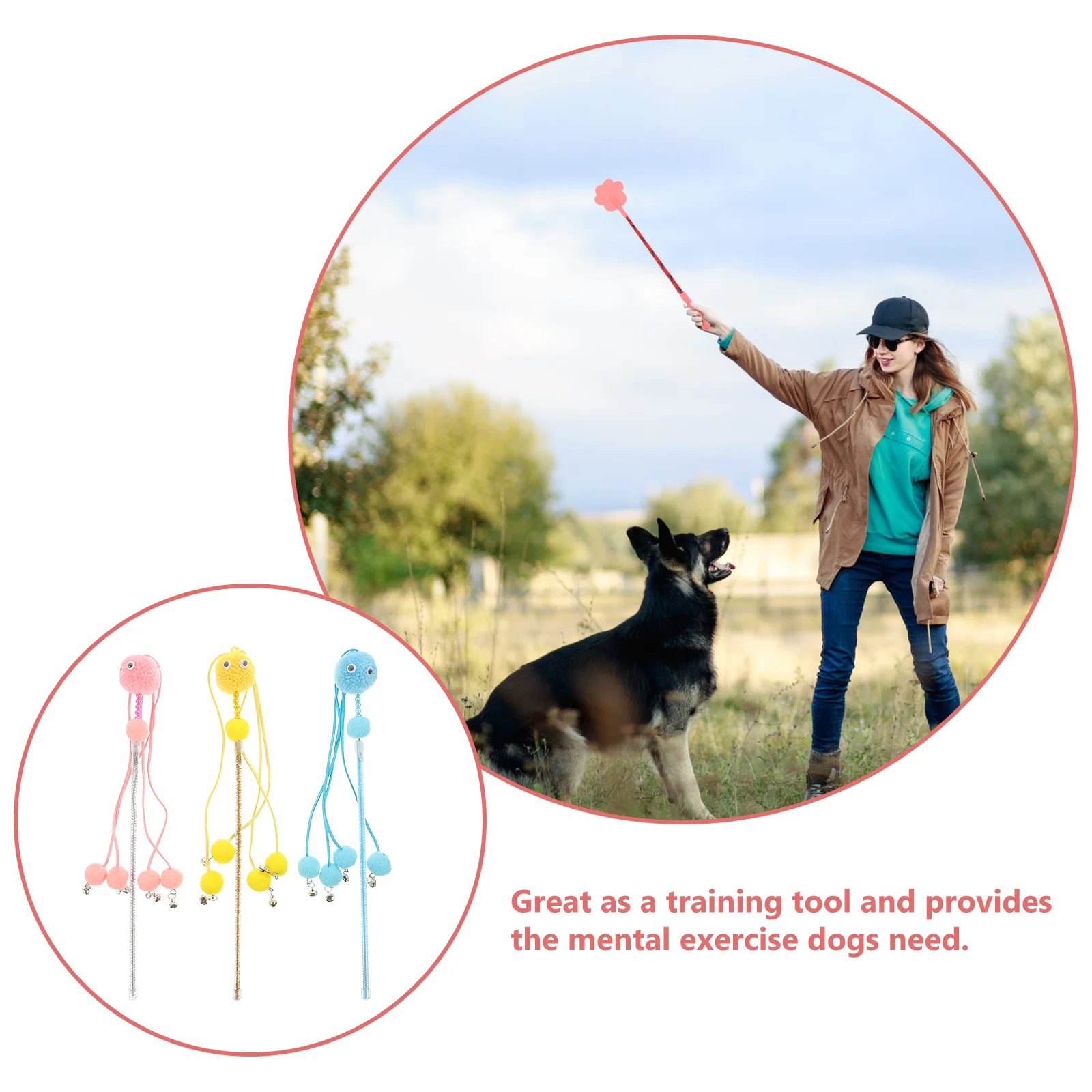 

2Pcs Heart Paw Shape Dog Training Flexible Durable Rubber Pet Training Equipment Puppies Dog Pet Accessory