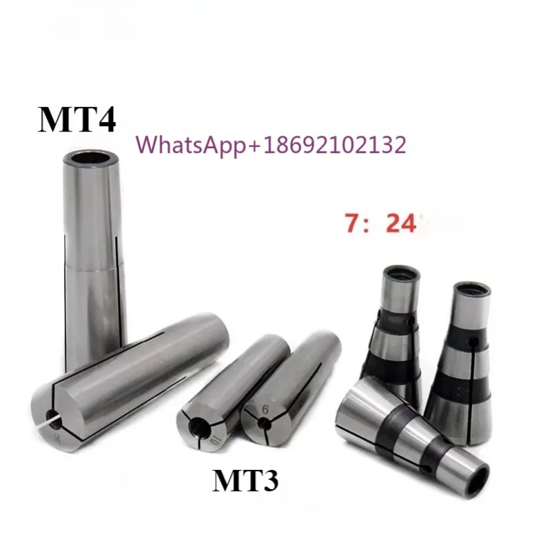 Morse Collet Chuck MT2 MT3 MT4 Thread M10 M12 M16 Tapper Cone Precision Spring Collet 3mm-20mm for CNC Machine Milling