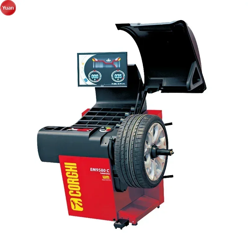 Italia CORGHI Balancing Machine EM 9580 Plus Laser Line Truck Bus Wheel Balance Wheel