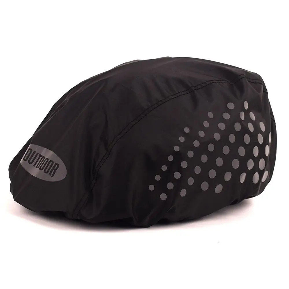 AliExpress Universal With Reflective Strip Bicycle Helmet Waterproof Cover Oxford Cloth Cycling Helmet Rain Cover Riding Helmet Cover