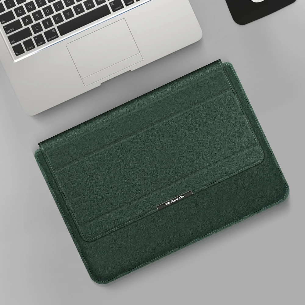 

PU Leather Laptop Bag Case for Macbook Air 13 Cover Pro Laptop Sleeve for Samsung Xiaomi HP Huawei Computer Tablet Notebook Bag