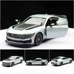 New 1:38 2024 Ford Mustang GT Shelby Alloy Sports Car Model Diecast Metal Racing Car Vehicle Model High Simulation Kids Toy Gift