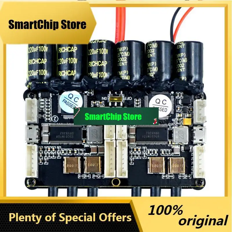 SmCpElectronic Speed Controller For RC Ship Boat Dual FSESC4.20 100A (Based On VESC 4.20 ) With Anodized Aluminum Heatsink Flips