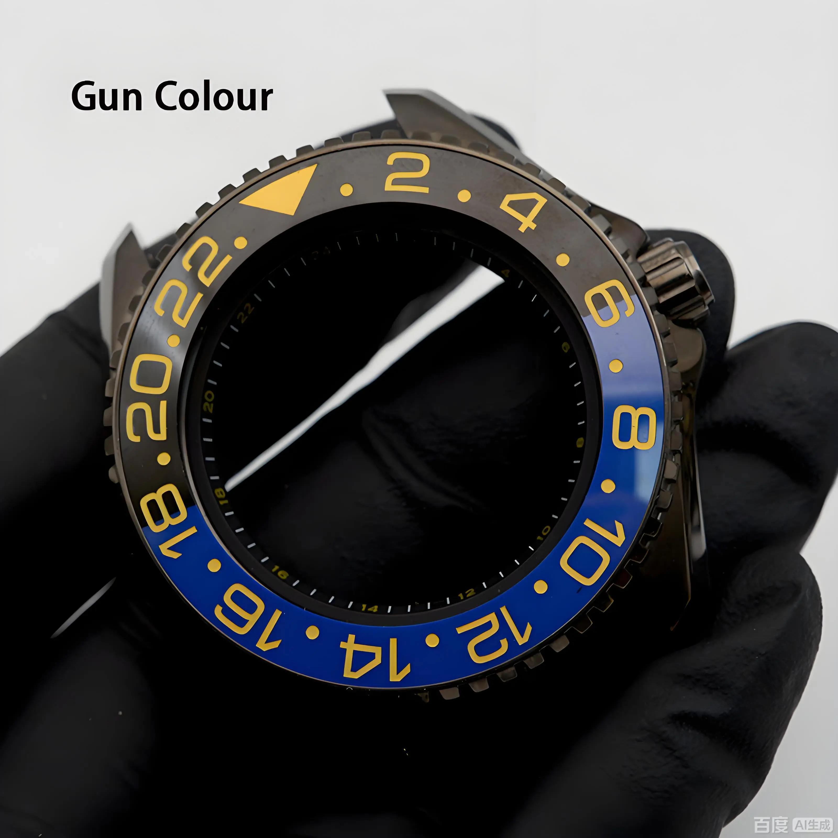 

Мужской корпус для автоматических часов цвета оружейной стали, сапфировое стекло, подходит для механизмов NH35, NH36, 4R, 6R, аксессуар для дайверских часов.