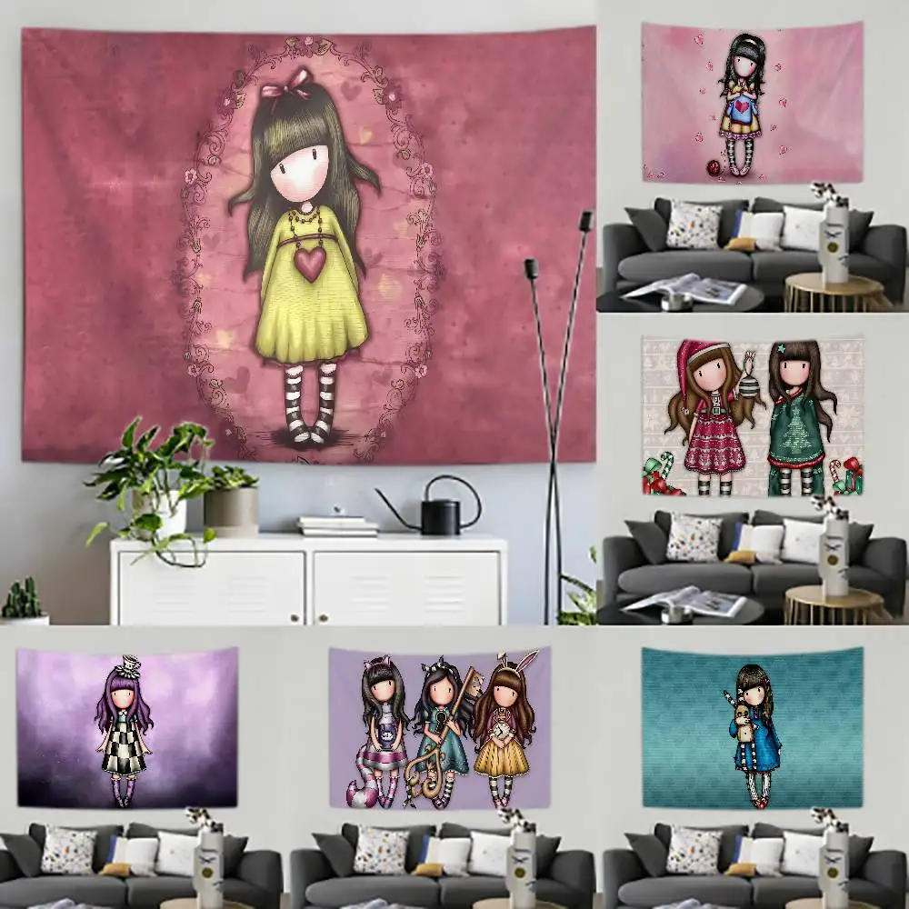 Gorjuss-s Cute Tapestry Customizable Tapestries Of Various Styles,wall Hangings, Celebrity Photo Printing,wall Hangings