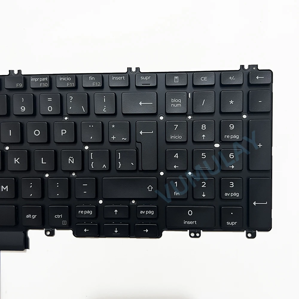 Imagem -05 - Teclado Retroiluminado Latino para Dell Latitude 5500 5501 5510 5511 Precisão 3550 3551 3540 3541 3500 3501 Xwcfm Dlm18g9 0wmcdp la