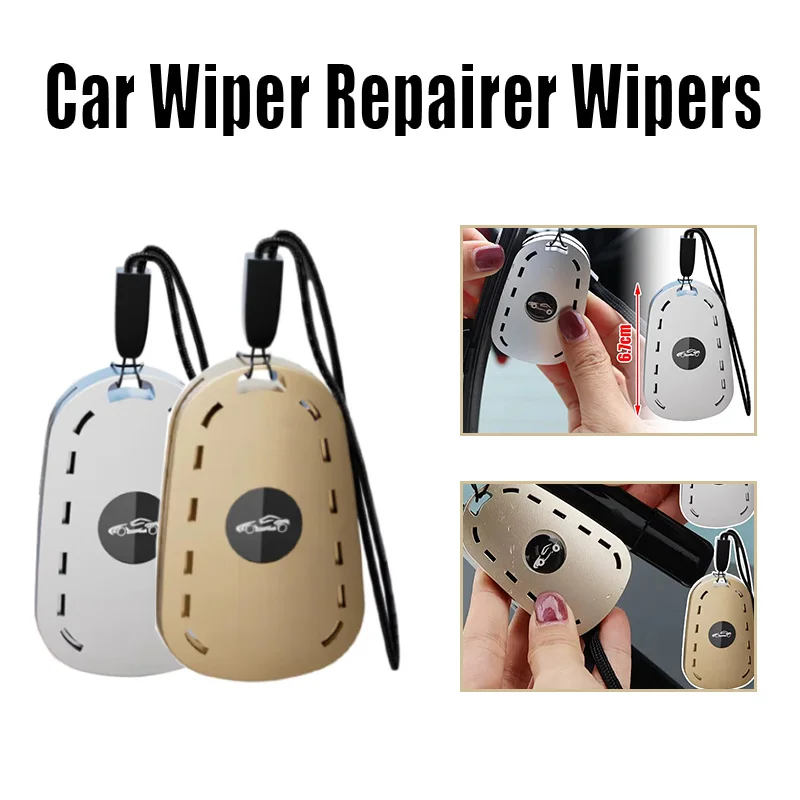 

Mobidea 1/2 PCS Universal Car Wiper Repair Tool Refurbishment for Boneless Wiper Blades Windscreen Wiper Cleaner