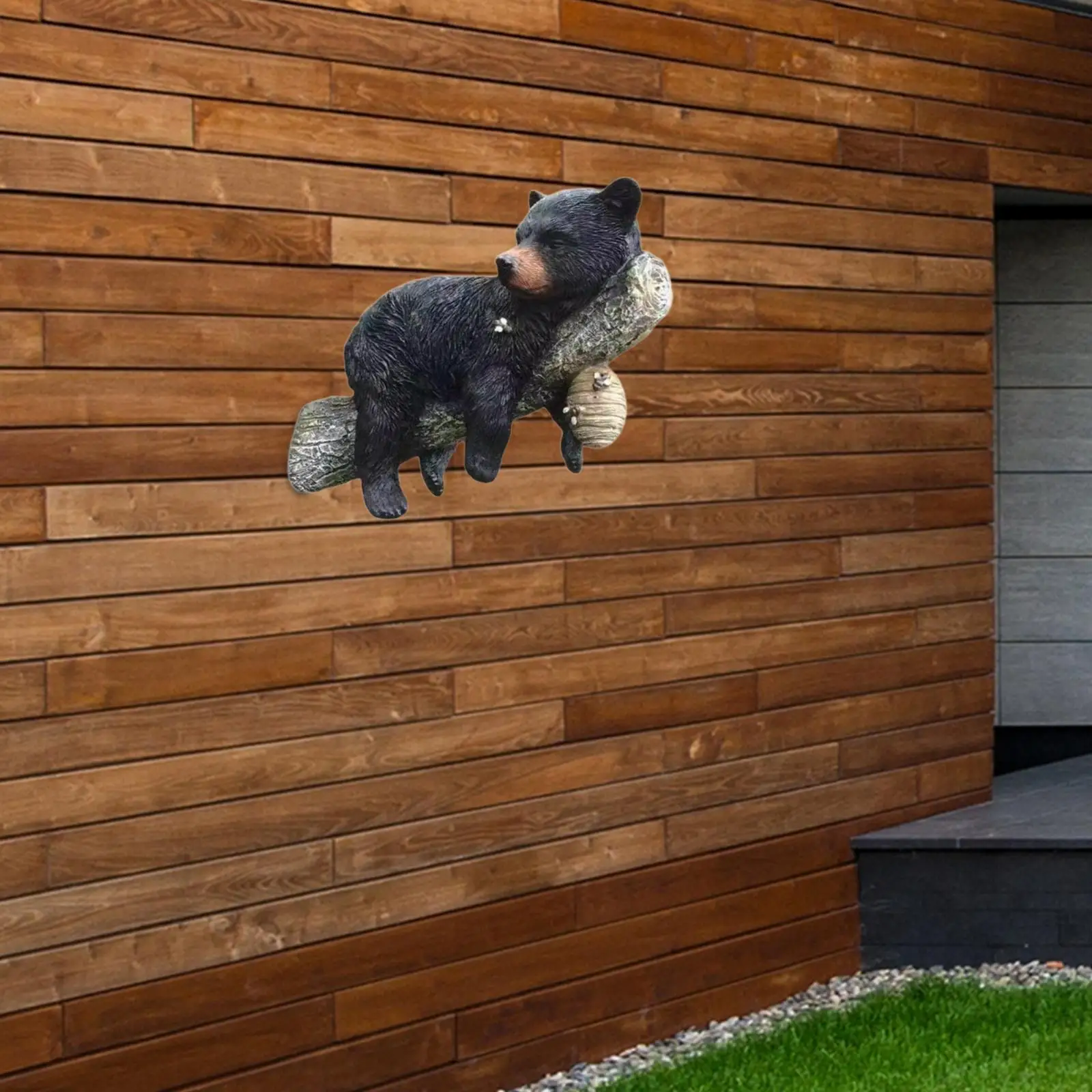 

На дереве Детская кубическая статуя обнимателя дерева Декоративные лица дерева Декор двора