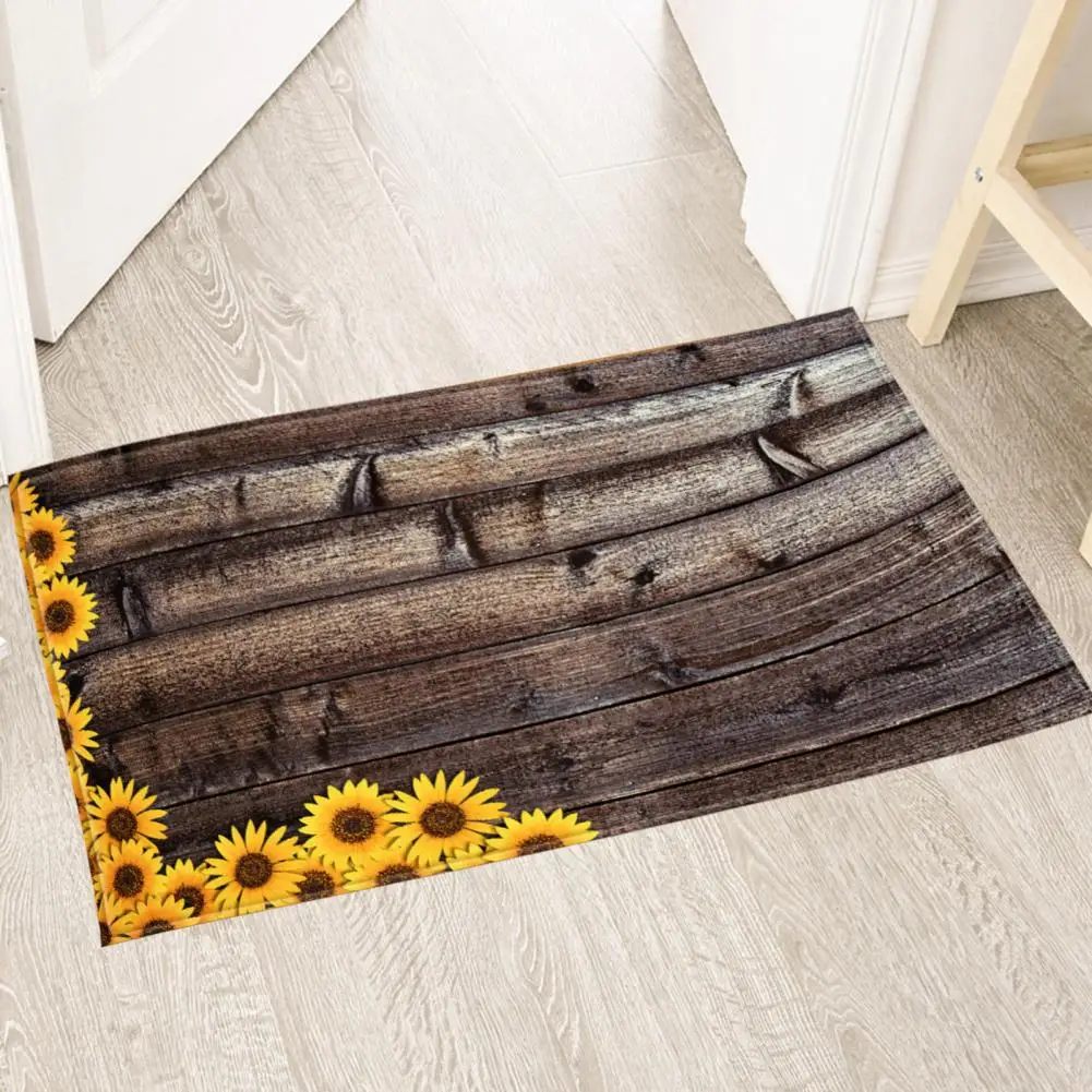 4 Styles  Practical Anti-slip Classic Friends Welcome Entrance Doormat Thick Bathroom Mat Reusable   for Dorm