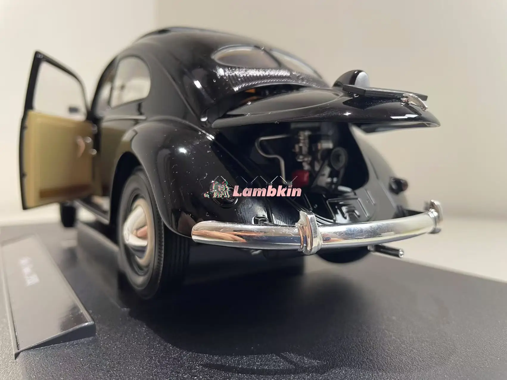 Originele 1/18 VW kafer kever 1950 klassieke auto Model Zeldzaam Model Te Openen Collectible Verjaardagscadeau Memorial Miniatuur