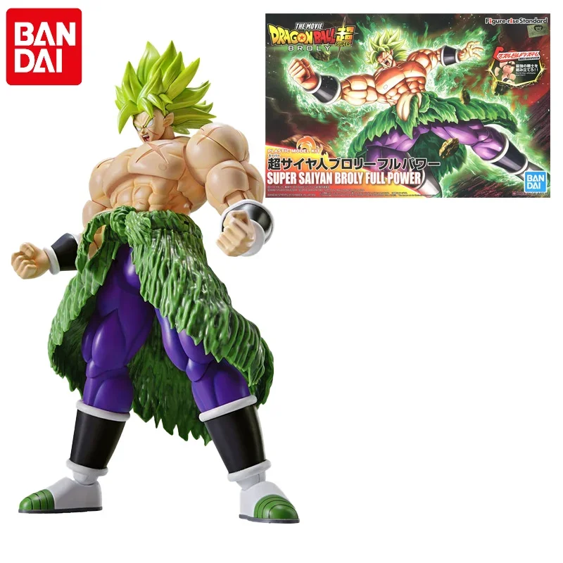 Bandai Dragon Ball Z tokoh Anime SHF Edisi Teater Super Broli mainan Model figur ornamen Anime untuk anak-anak