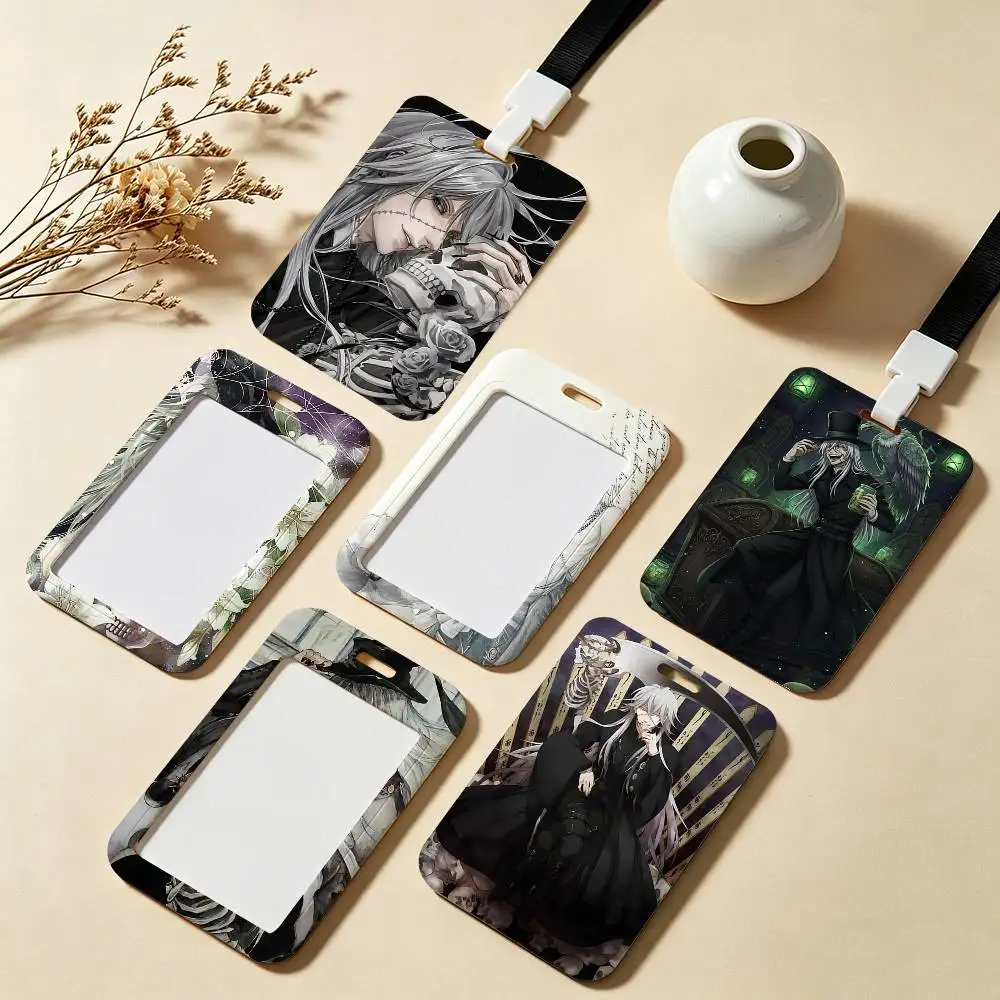 U-Under Taker Cool ID Badge Holder With For Office School Name Card Credentials Case