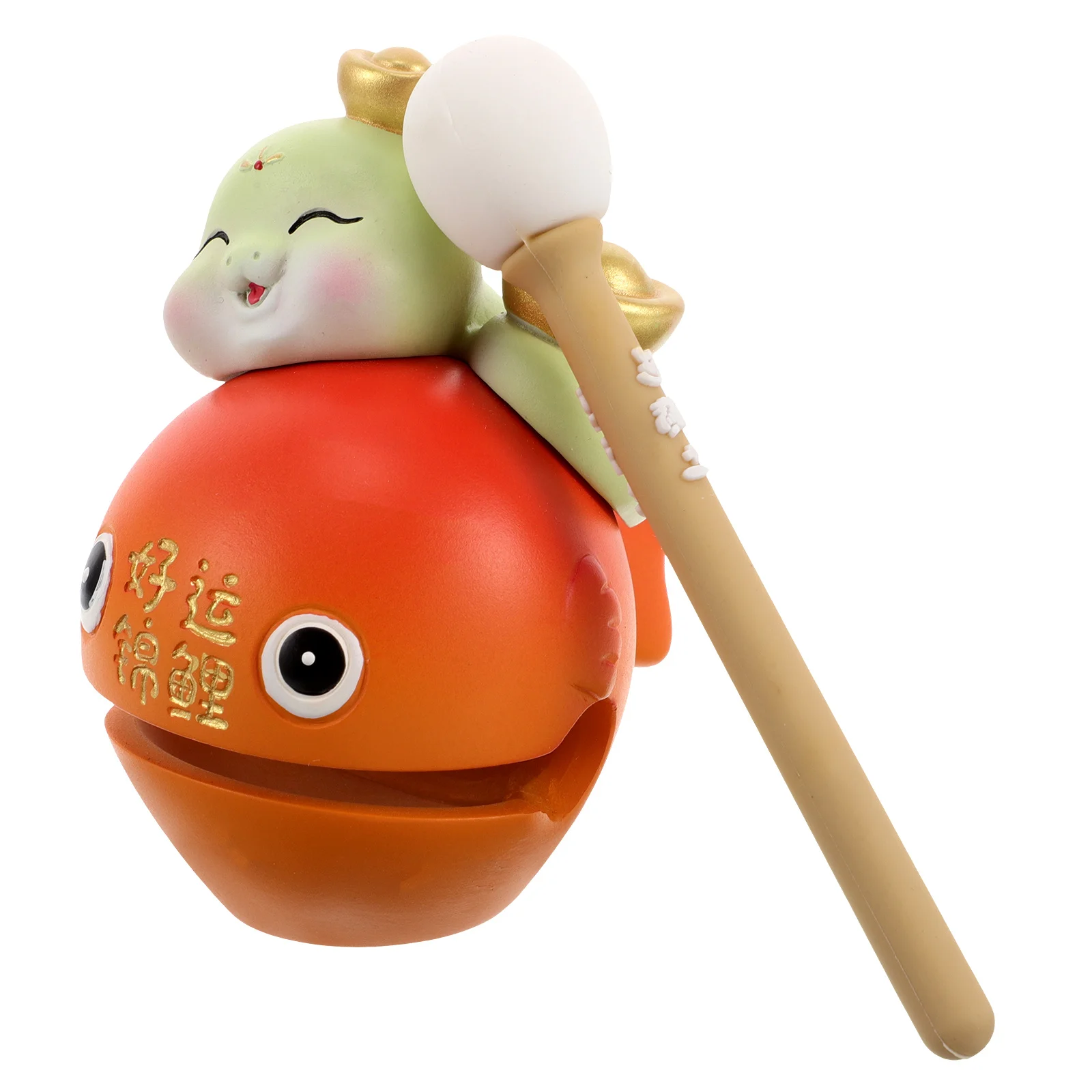 Musical Instrument Wooden Fish Decompression Toys Office Toddler Temple Cartoon