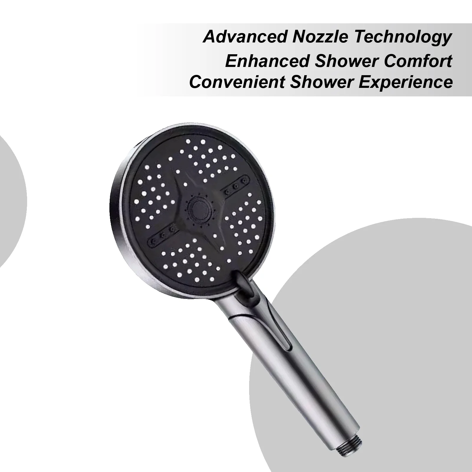 

Shower Head With Handheld Handheld Pressure Boosting Shower Head Rain Water Sprayer 5 Modes Bathroom Accessories For Bathing