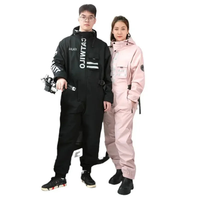Motorcycle Set Riding Raincoat Jumpsuit Long Raincoat Men's and Women's Rainproof and Waterproof Riding Raincoat