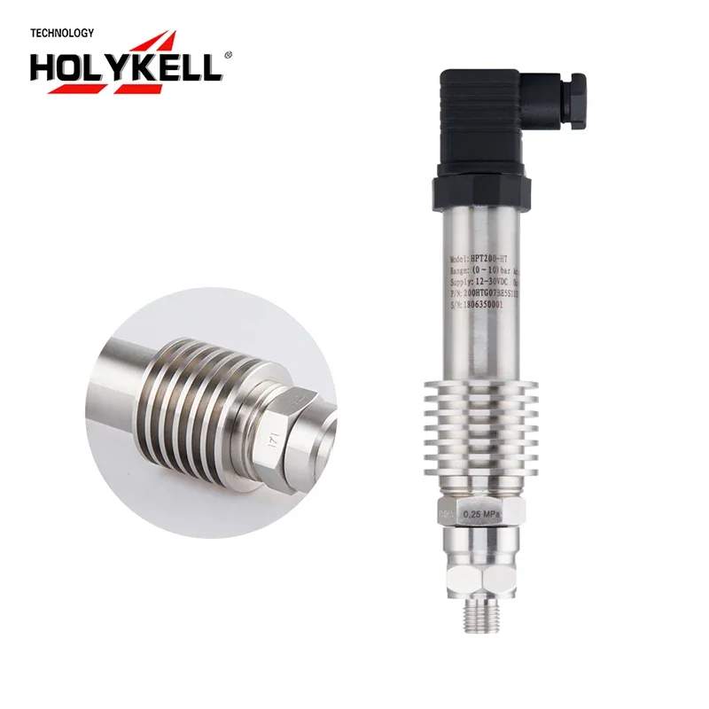 Holykell OEM HPT200-HT 200C High Temperature Hot Air Pressure Transducer 4-20mA