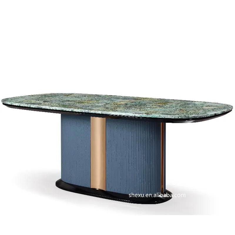 *Deluxe 8-seater Dining Table, High-quality Banquet, Chairman's Table, Party Reception, Friend Gathering, Restaurant Table