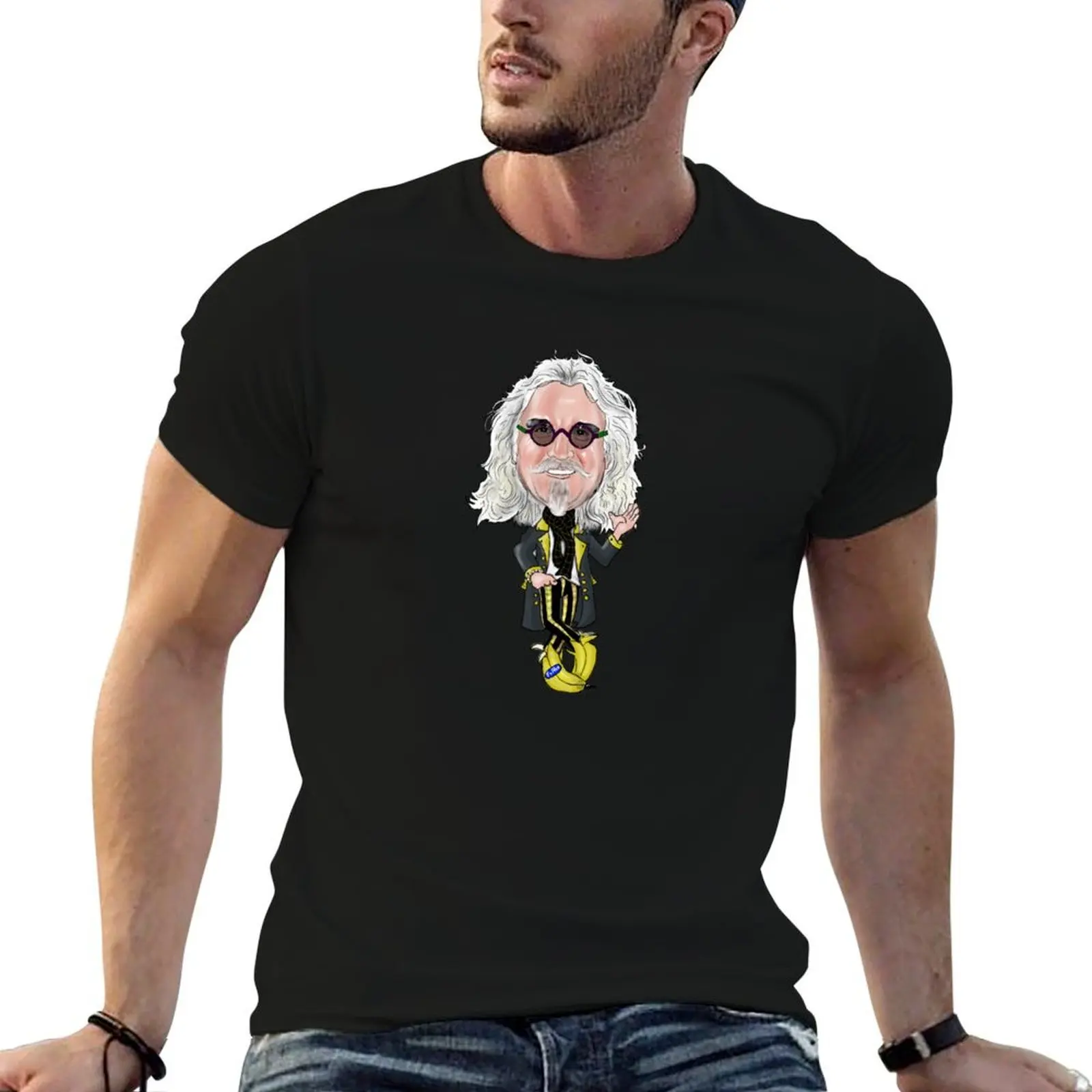 Billy Connolly T-Shirt blue archive plus sizes T-shirts for men cotton