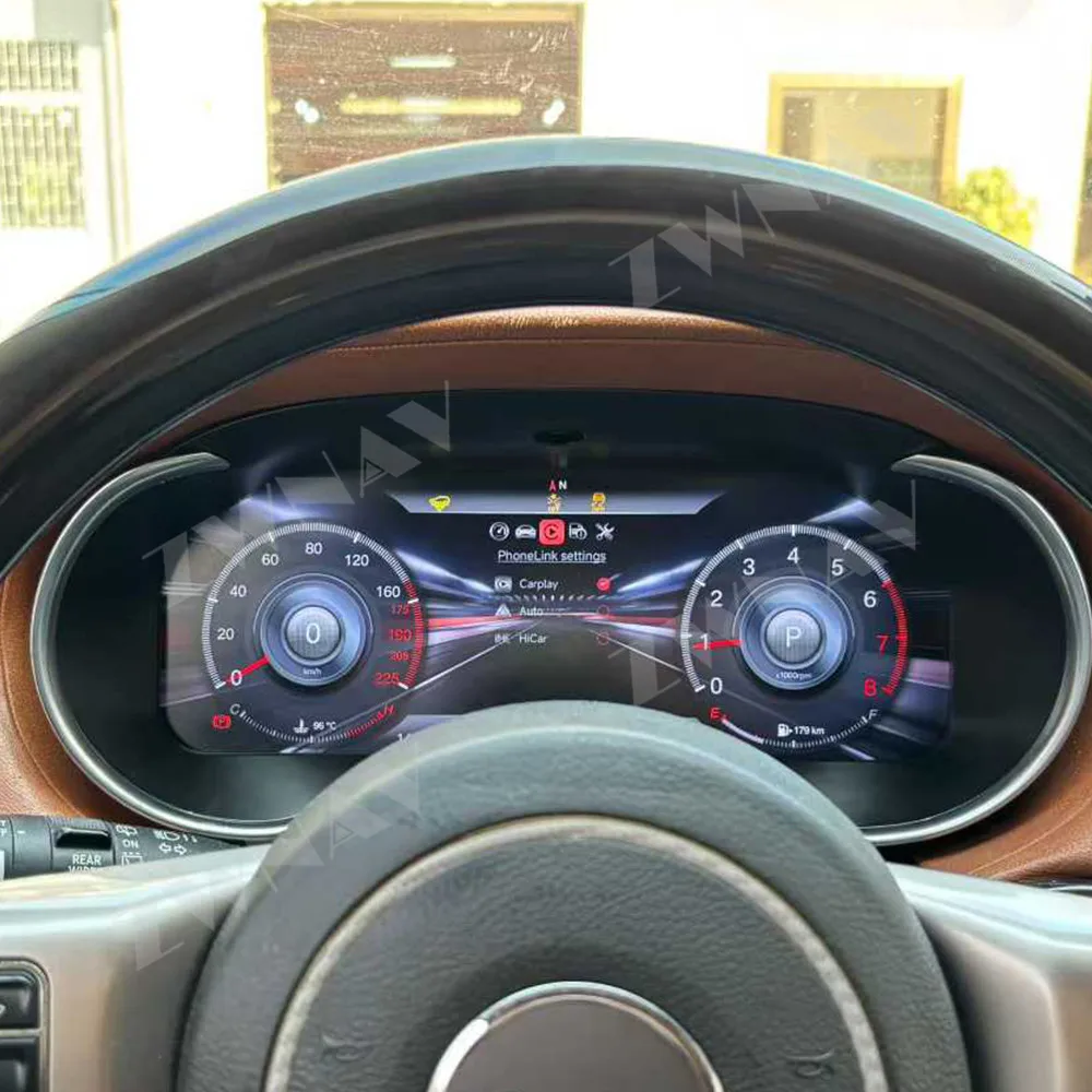 Car Dashboard For Jeep Grand Cherokee 2011-2013 Virtual Cockpit LCD Digital Gauge Cluster Instrument Panel Speedometer Odometer