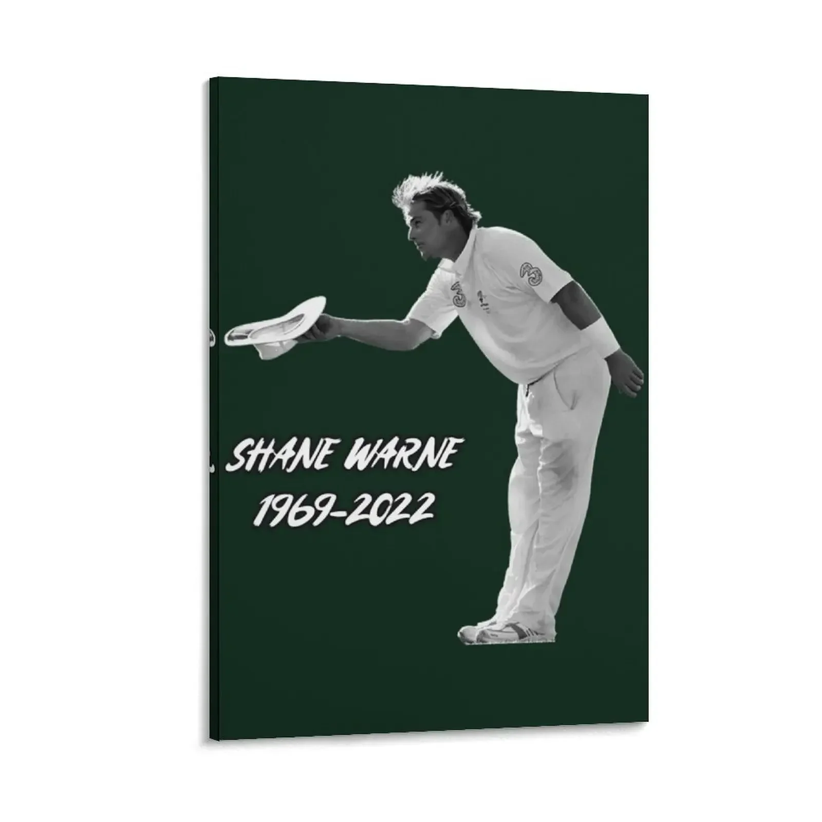 

Shane Warne Canvas Painting Decorative picture posters for room room decorations aesthetic Wall decoration frame