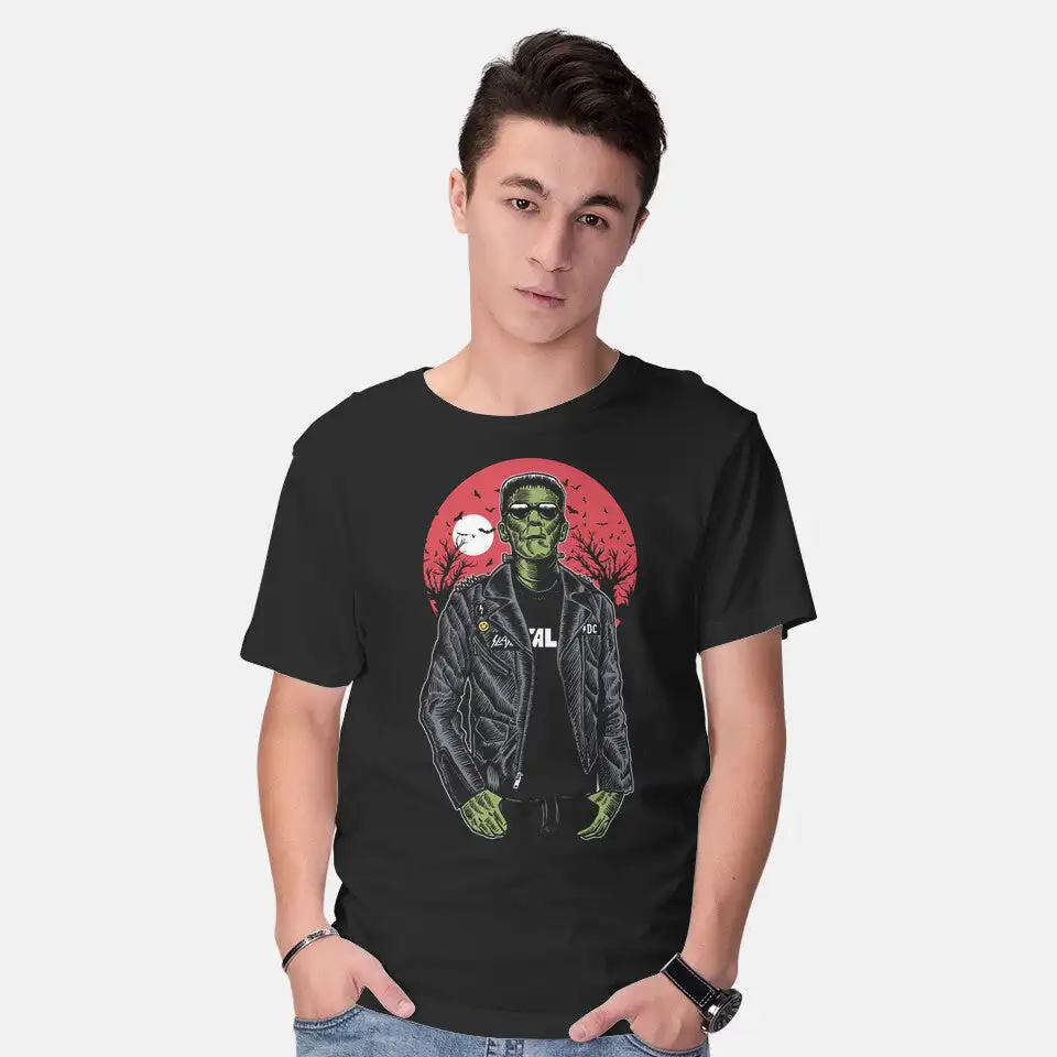 Frankenstein Anime Graphic T-shirts for Men Clothing Women Short Sleeve Tees New Arrivals Unisex Summer