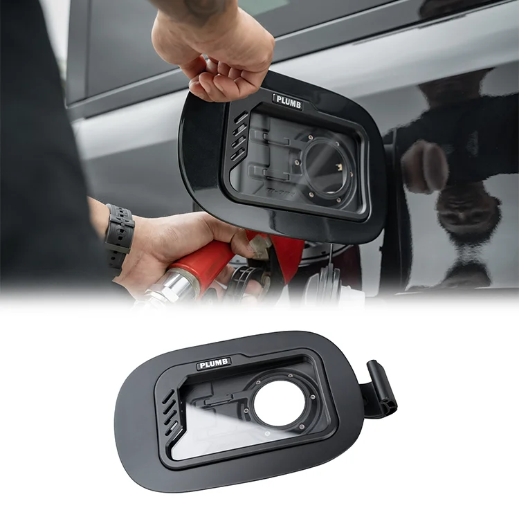 

TLF Plumb 2020+ Accessories Parts Aluminum Alloy Transparent Fuel Tank Cover Fuel Flap for De L663 110 90