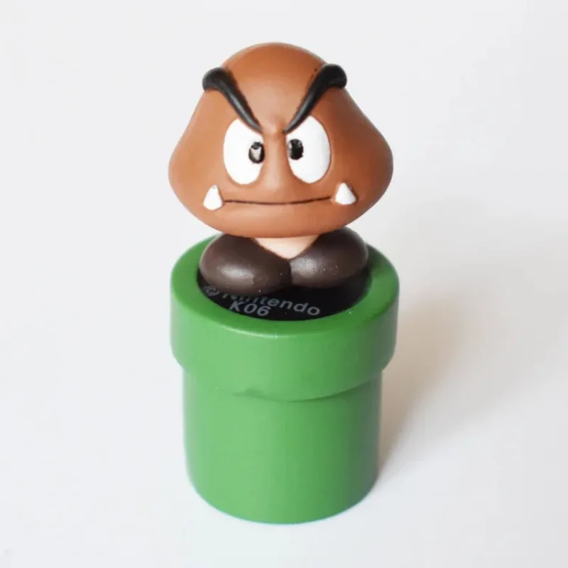 5 sztuk/zestaw Super Marios Bros figurki ozdoby do dekoracji ciast Luigi Anime urządzenia peryferyjne lalki prezenty urodzinowe dla dzieci