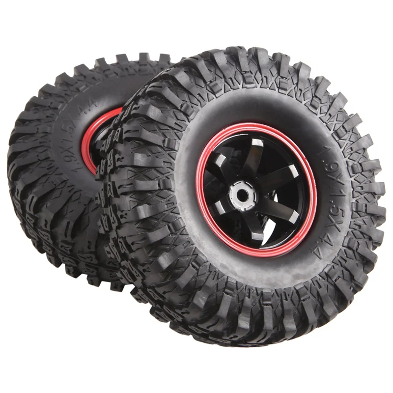 

ABTI-115Mm Hight 12Mm Hex RC Truck Wheels And Tires Replacement Spare Parts For 1/10 Scale Off Road Monster, Set Of 4